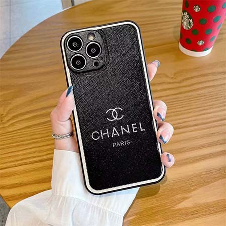 chanel iphone14plusカバー白黒