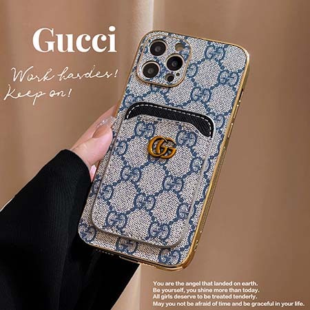 gucci iphone14カバーレザー