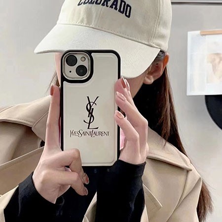 ysl iphone14 plus携帯ケースレザー