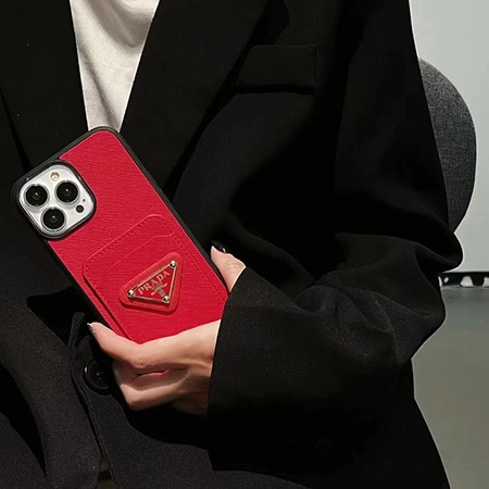 prada アイフォーン14プロマックス金属ロゴ付き保護ケース