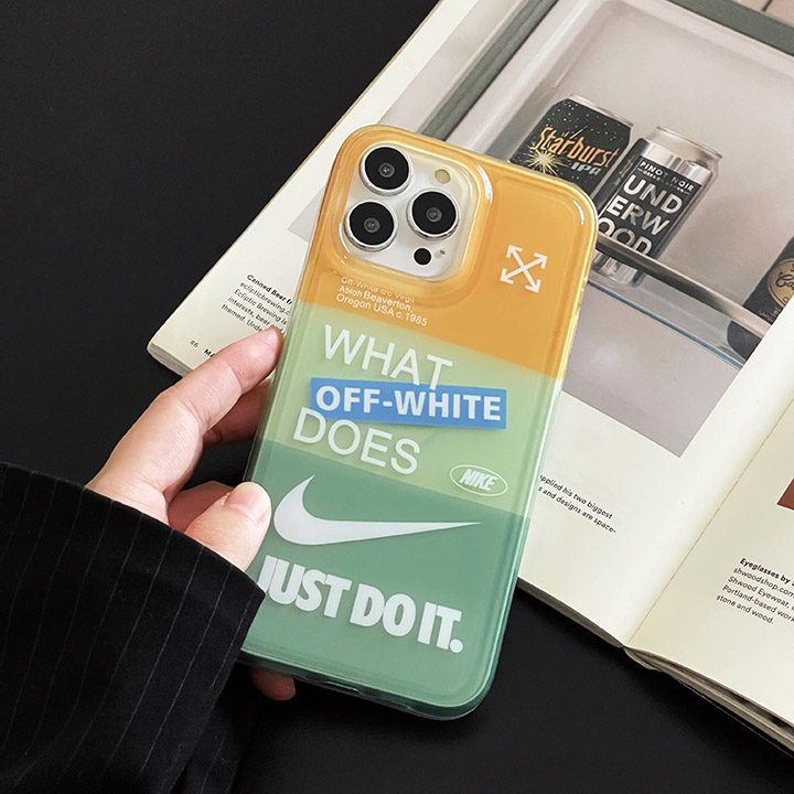 綺麗Off White iPhone 14 plusケース