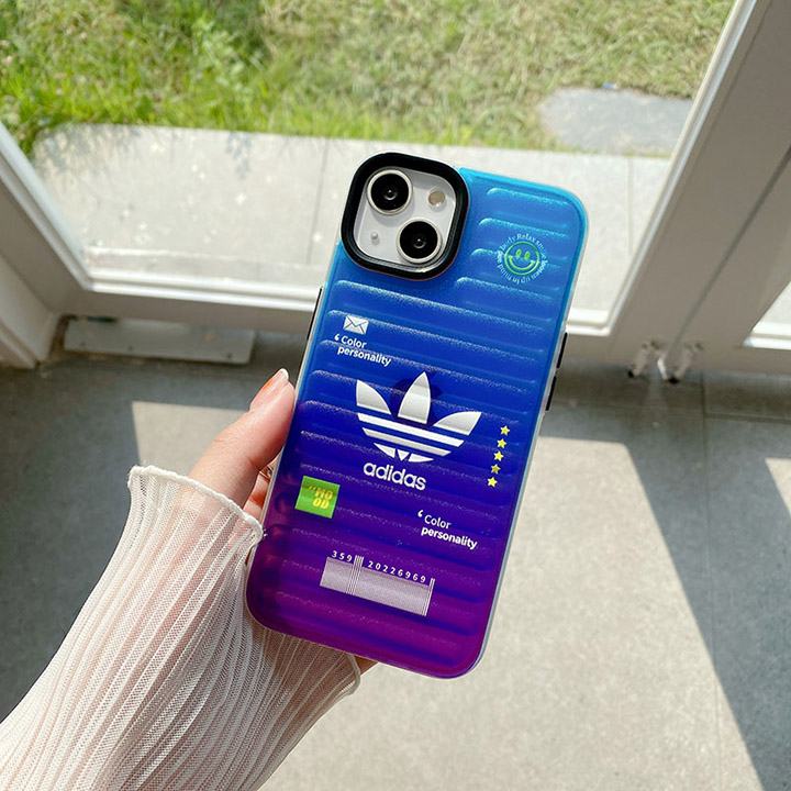 アイフォーン14 adidas風 携帯ケース 