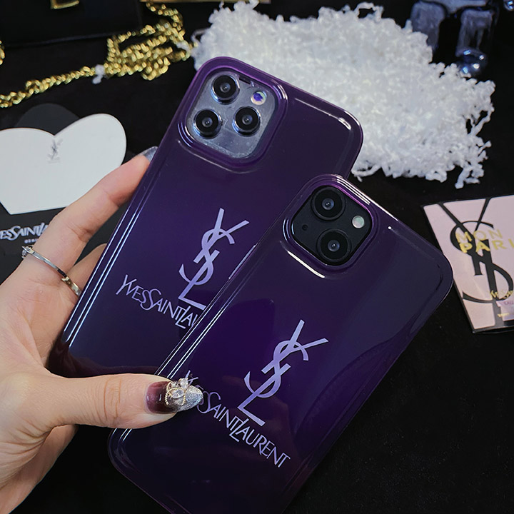 yslケースiphone14パープル 紫