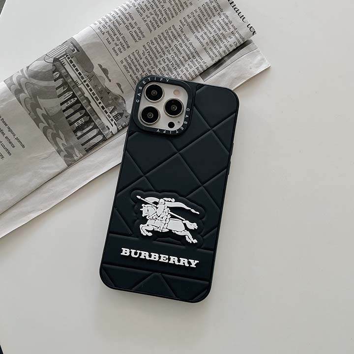iPhone 11promax burberry 3D立体 保護ケース