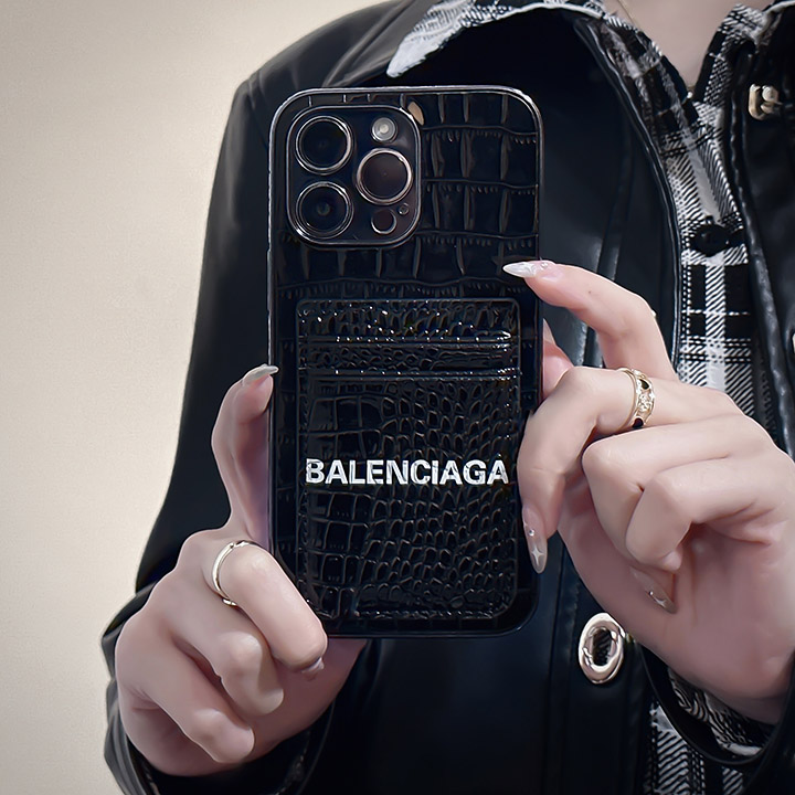 balenciaga風 アイホン14plus 携帯ケース 