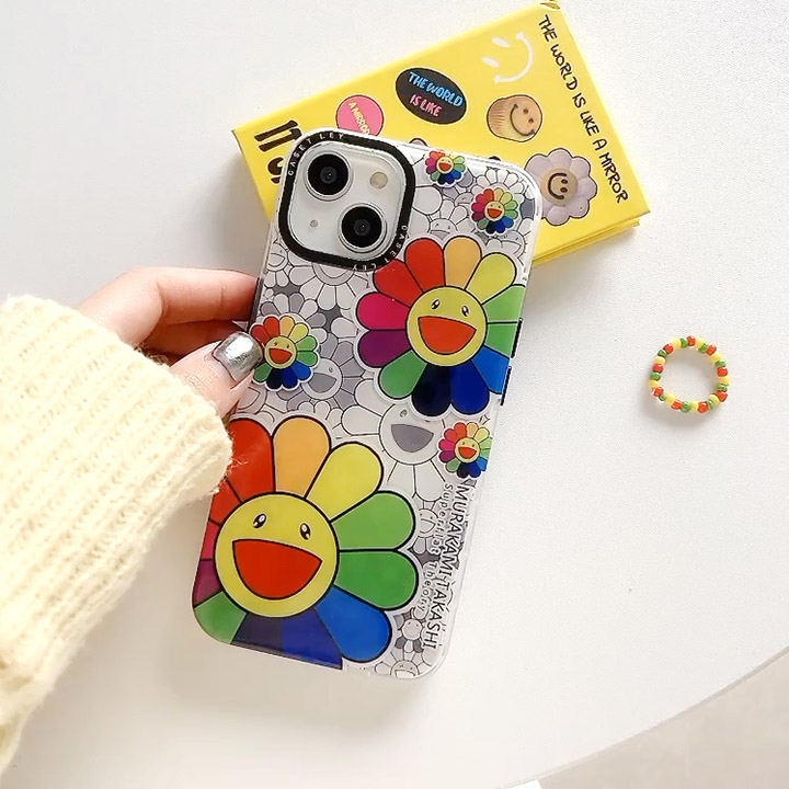 iphone 14プロ max カイカイキキ murakami sunflower 携帯ケース 