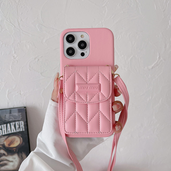 ハイブランド カバー iphone 15 ultra miumiu 