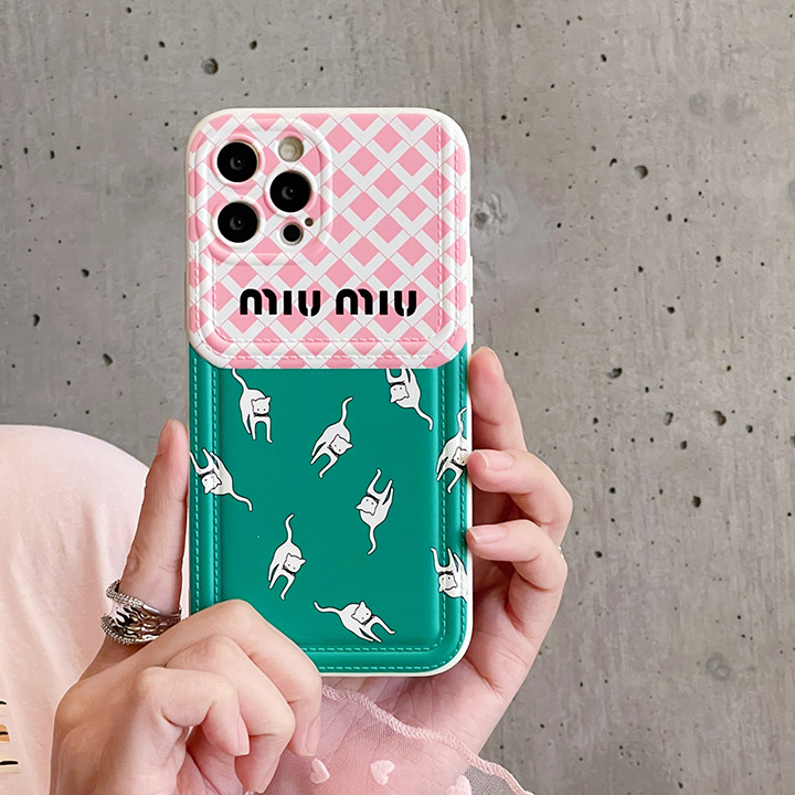 ミュウミュウ miumiu アイフォン 15プロ max 